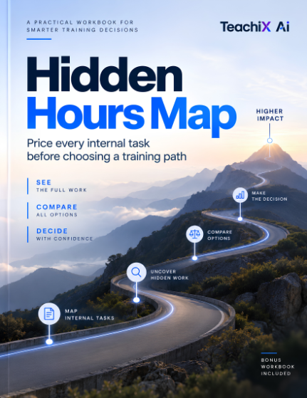 Hidden Hours Map workbook cover by Teachix AI